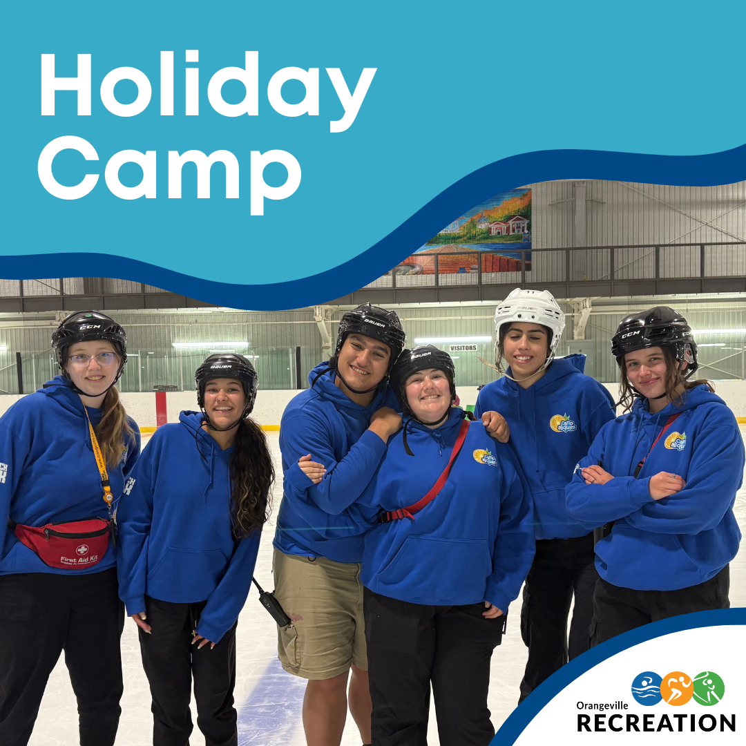 picture of holiday camp staff skating